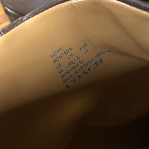 Coach Leather Montana Bootie - Picture 6 of 6